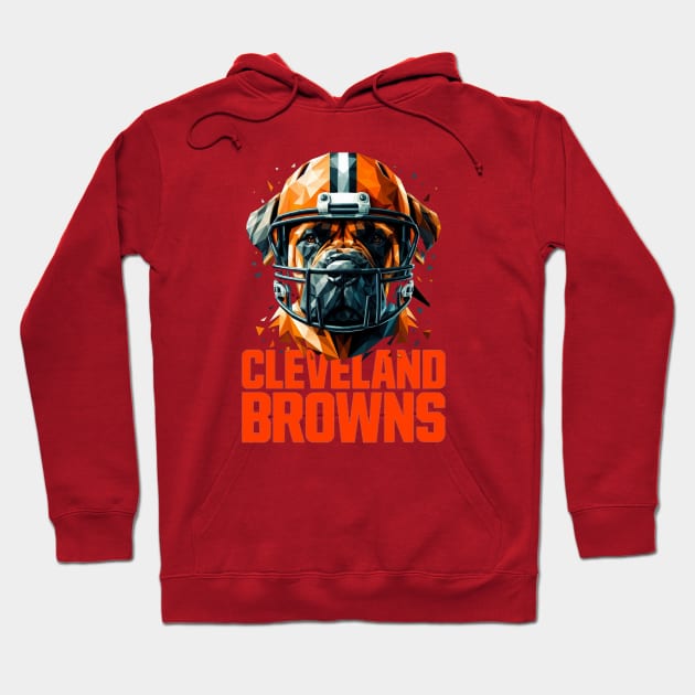 Cleveland Browns Hoodie by fadinstitute